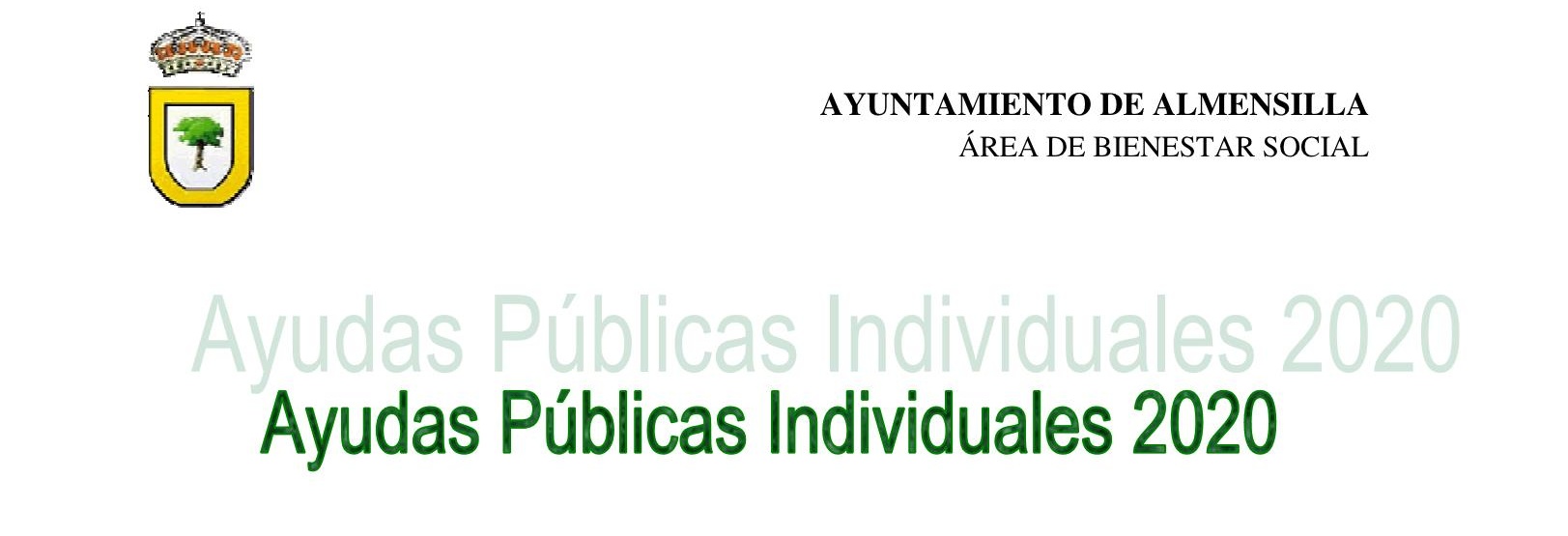 CARTEL AYUDAS PUBLICAS INDIVIDUALES 2020