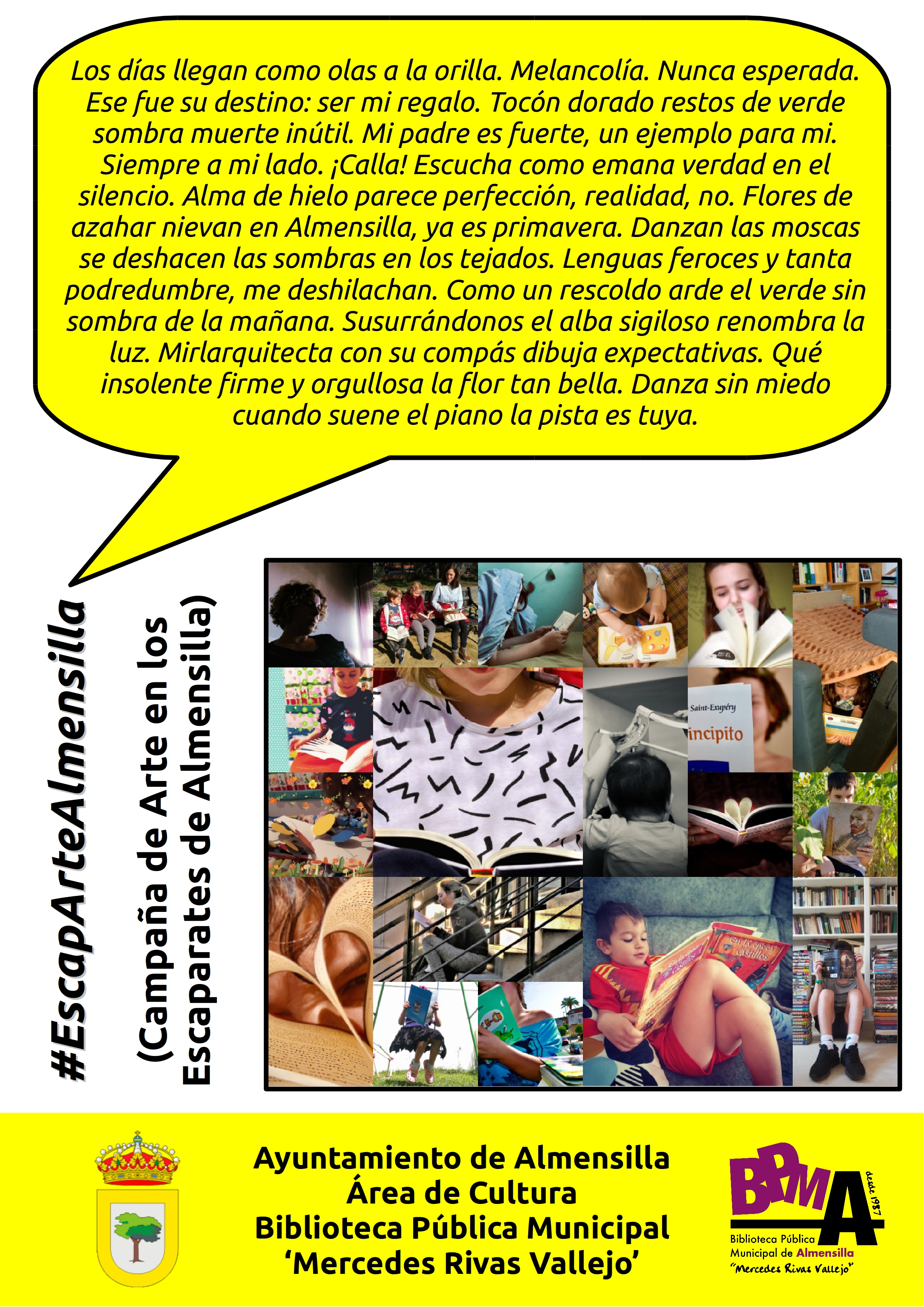 Cartel Campaña EscapArteAlmensilla