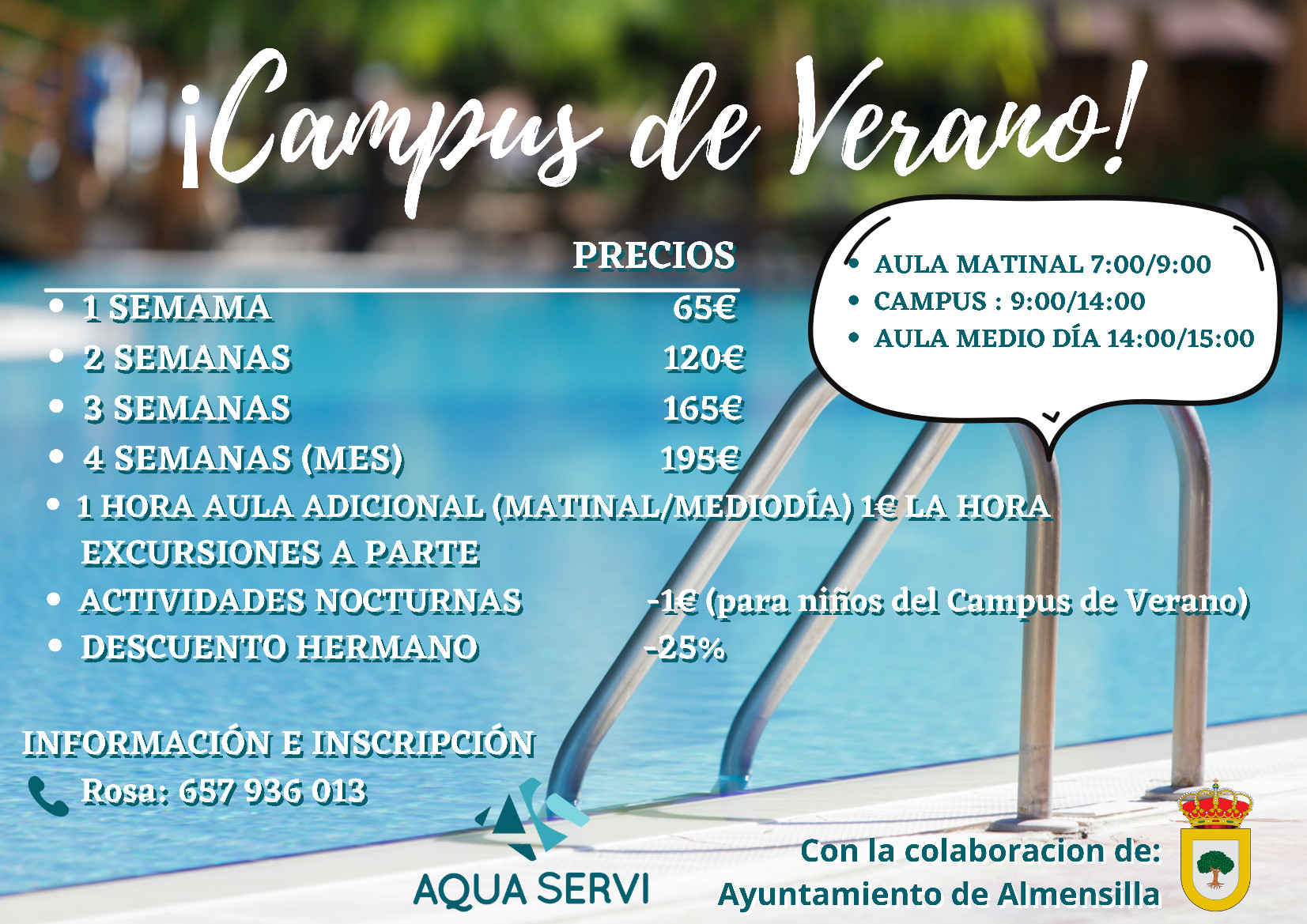 Cartel Campus de Verano 2021