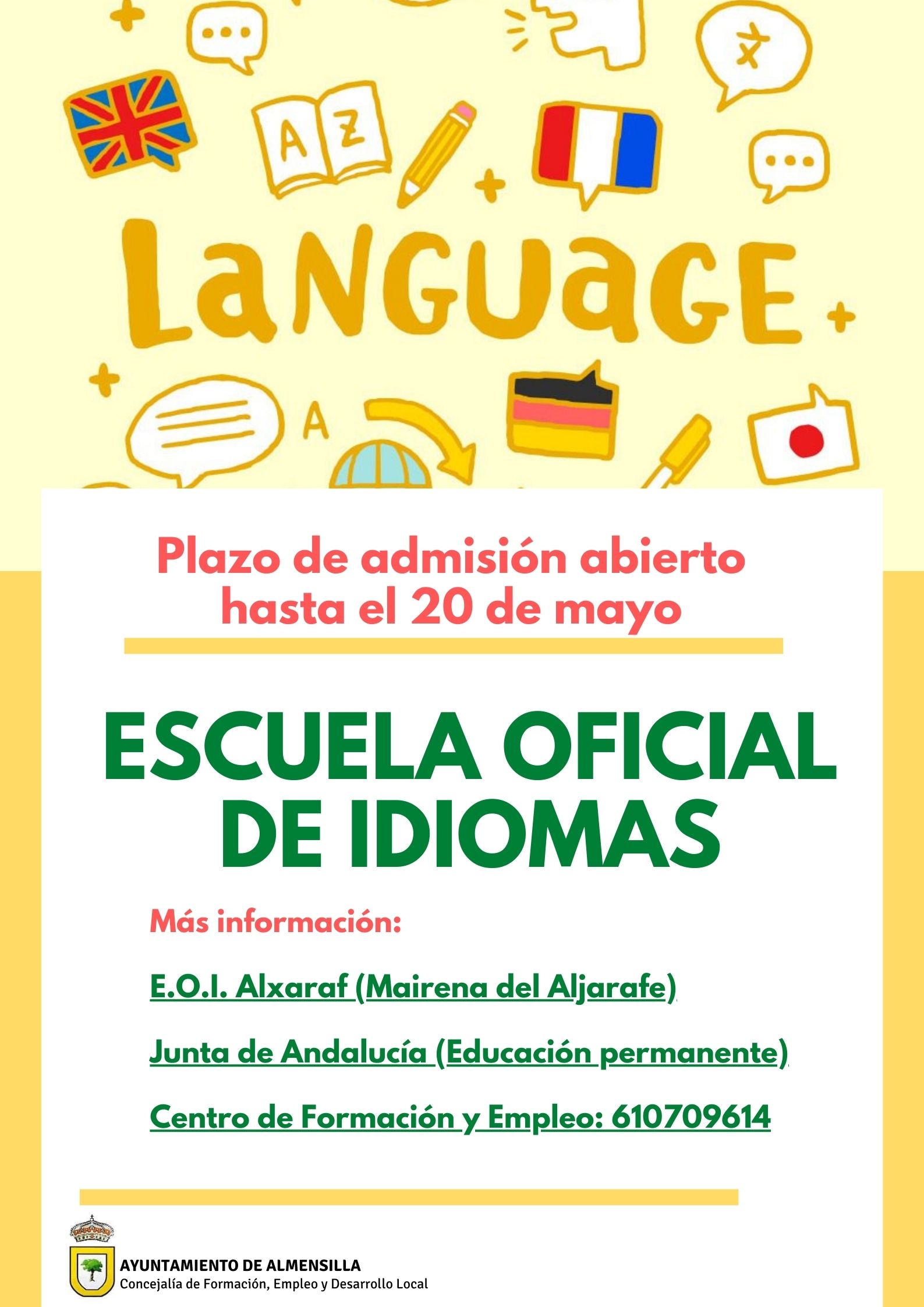 Plazo de Inscripción EOI-2021