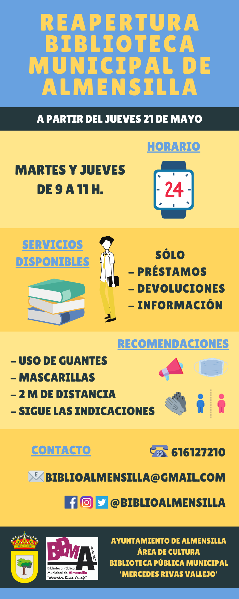 Reapertura Biblioteca municipal