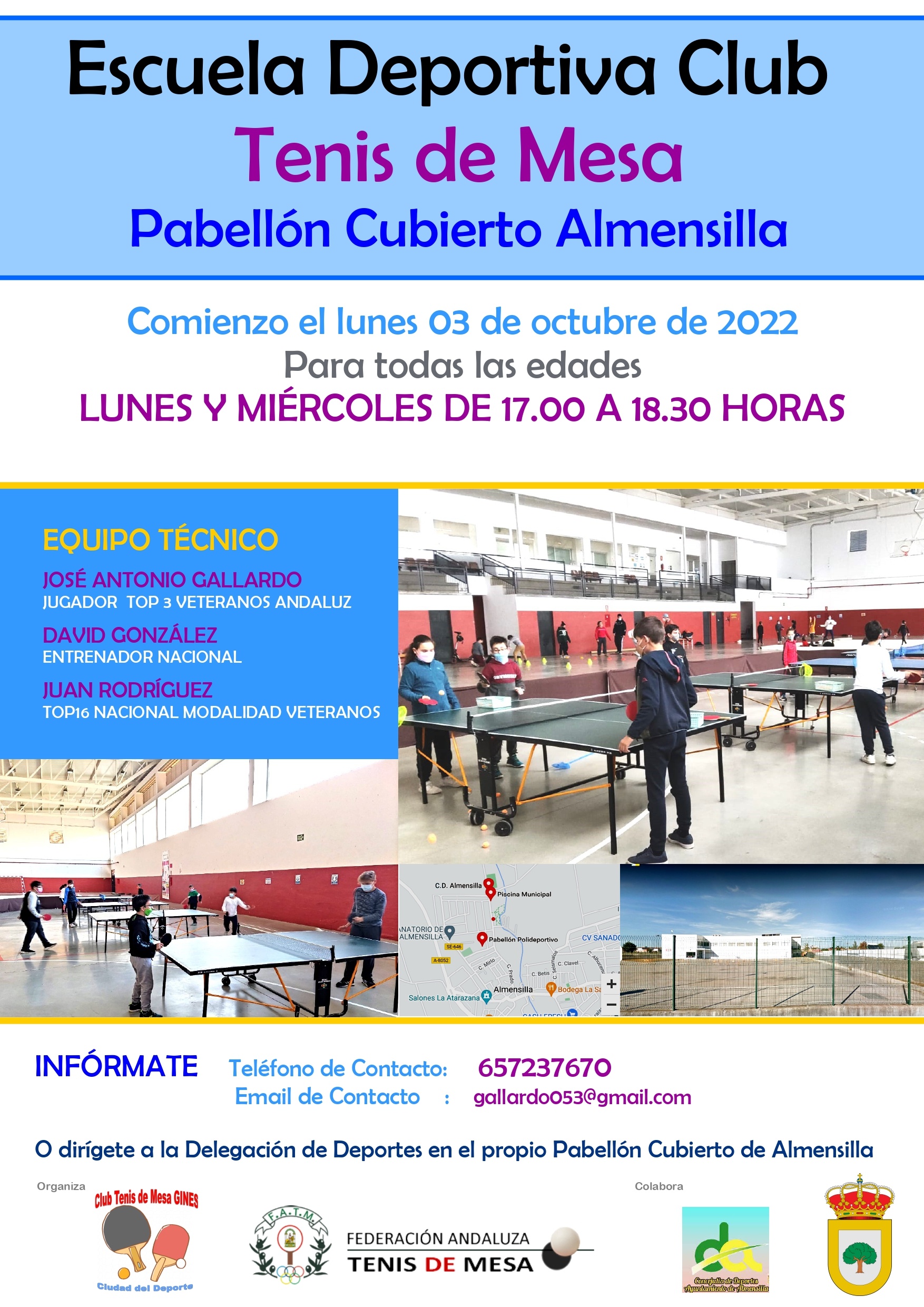 CARTEL TENIS DE MESA